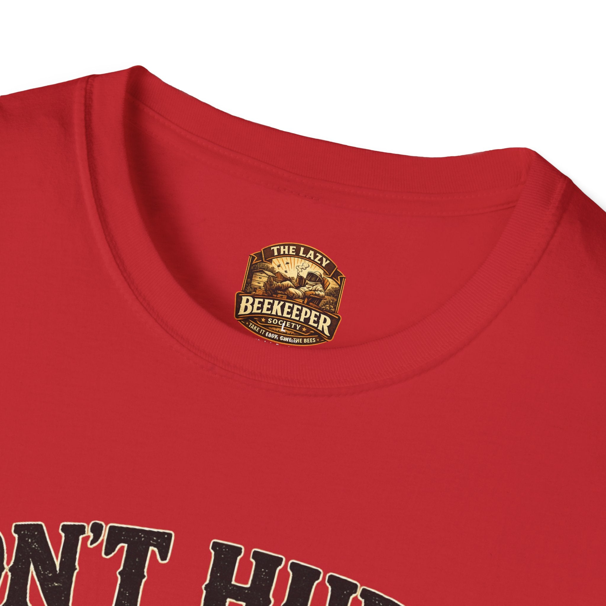 Don't Hurry The Honey T-Shirt — Retro Bee Graphic Tee (Good Things Take Time)