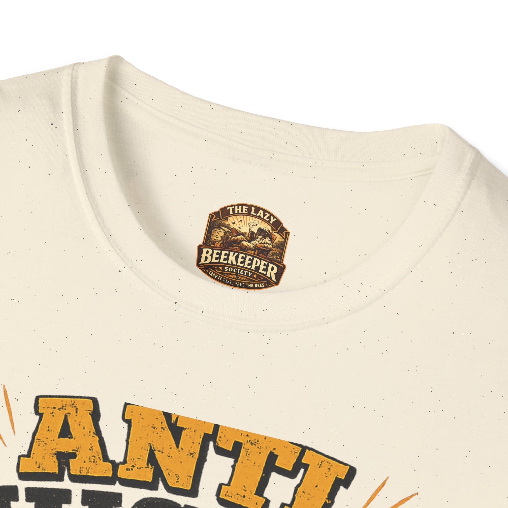 Beekeeper T-Shirt — “Anti Hustle” Embrace Honey Vintage Graphic Tee