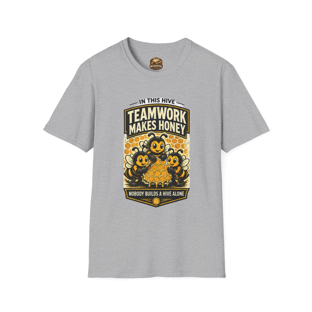 Teamwork Makes Honey T-Shirt — "In This Hive" Bee Graphic Tee