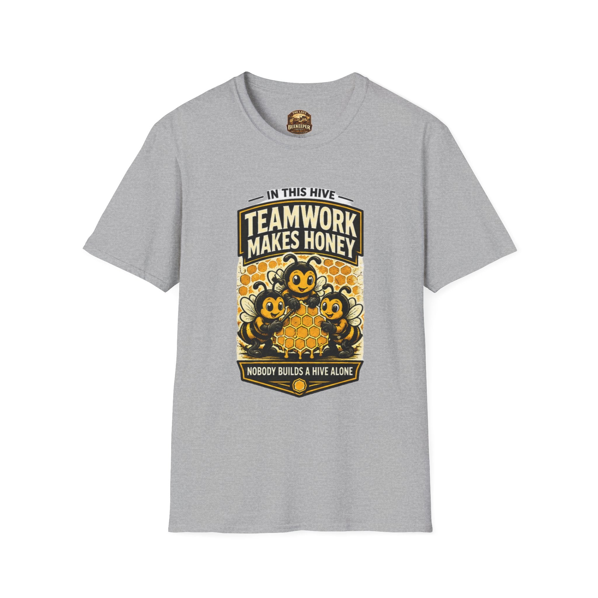Teamwork Makes Honey T-Shirt — "In This Hive" Bee Graphic Tee