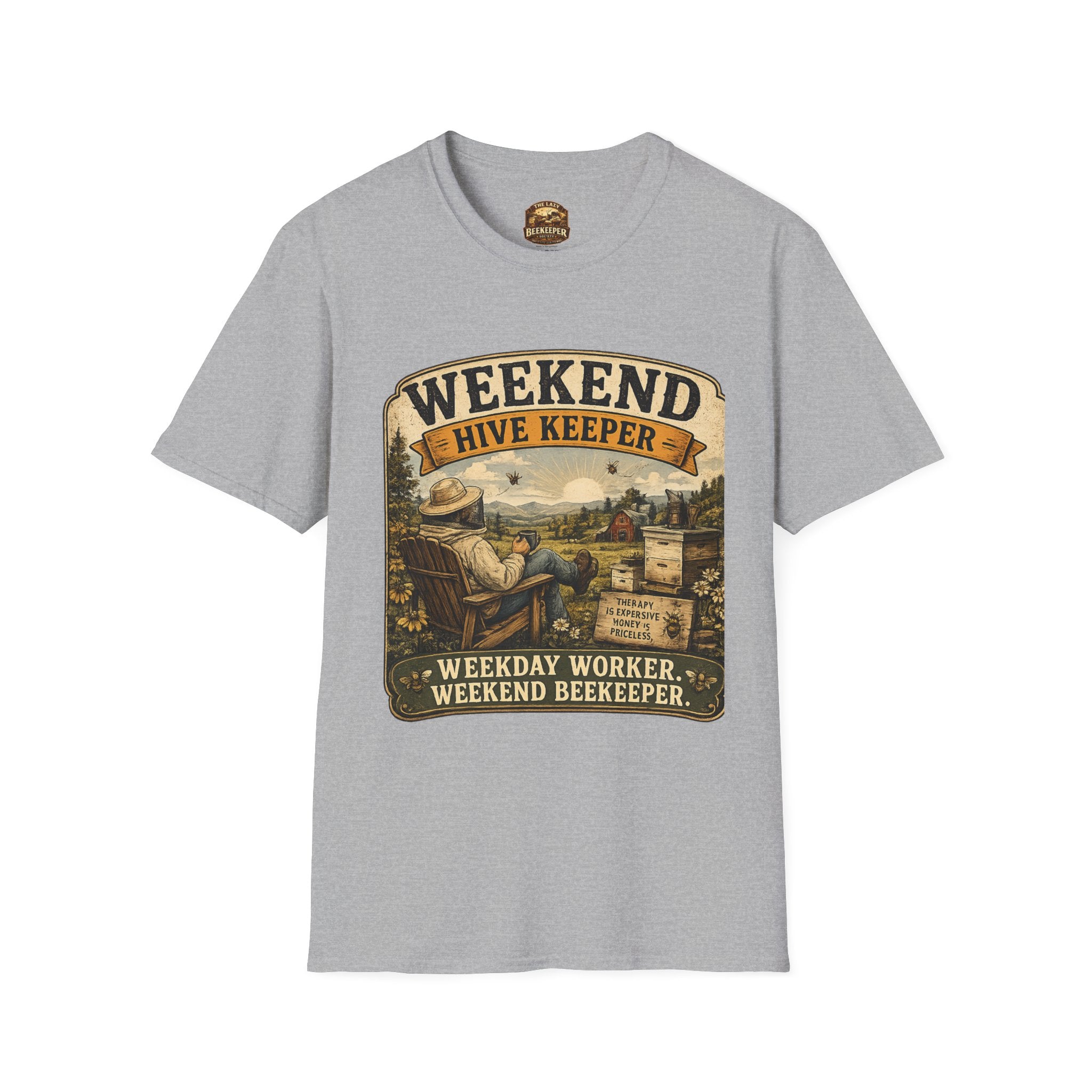 Imker-T-Shirt für das Wochenende – Vintage-T-Shirt für Wochenend-Imker