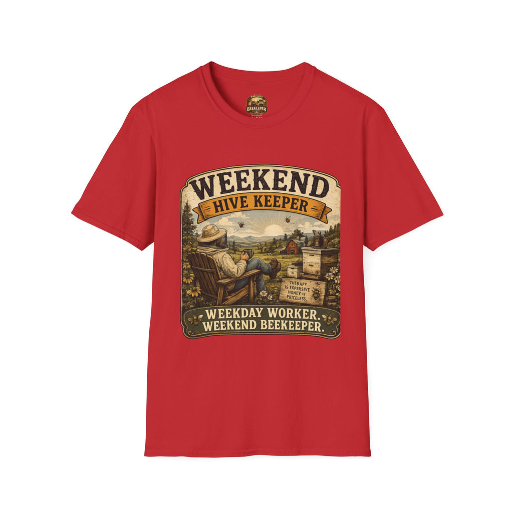 Imker-T-Shirt für das Wochenende – Vintage-T-Shirt für Wochenend-Imker