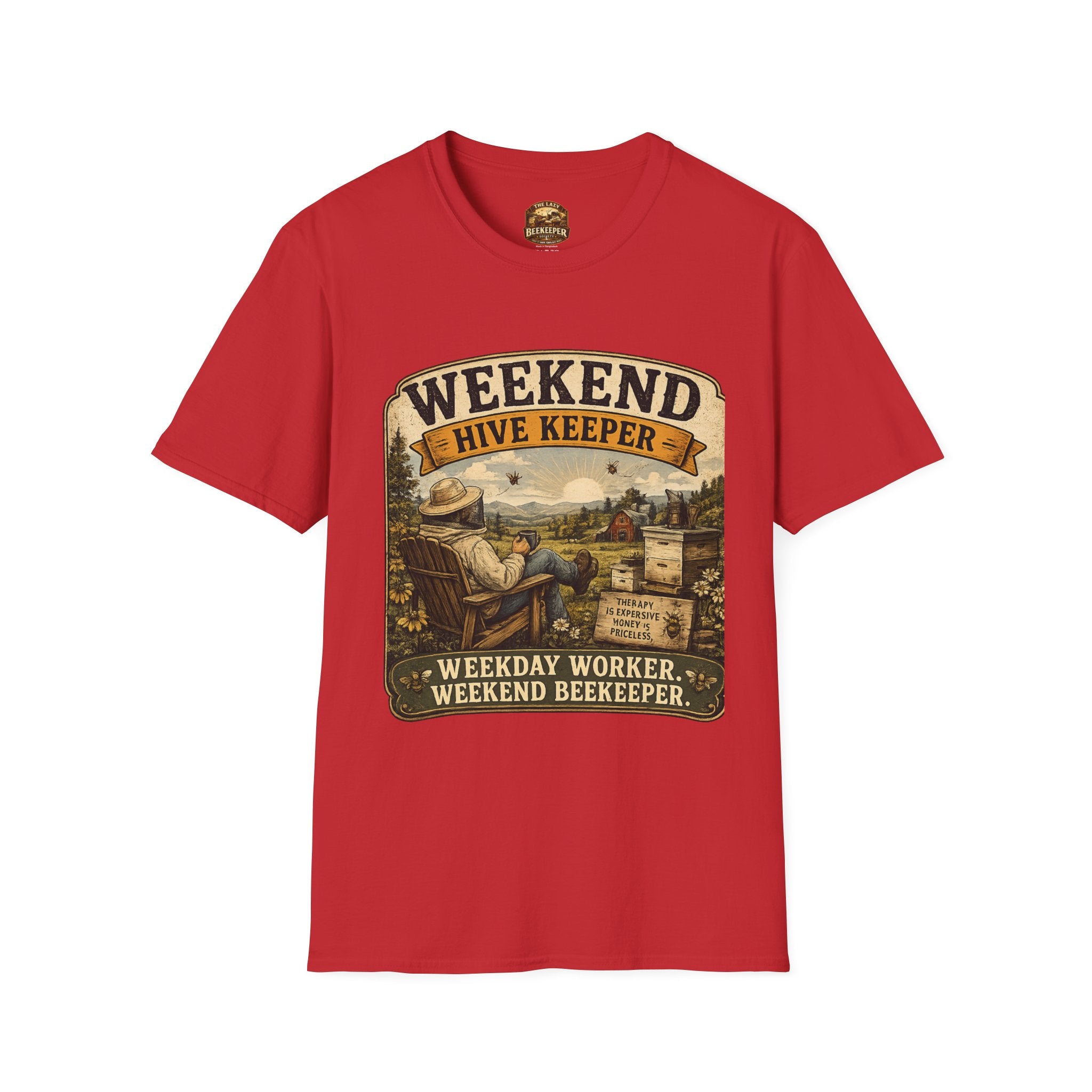 Imker-T-Shirt für das Wochenende – Vintage-T-Shirt für Wochenend-Imker