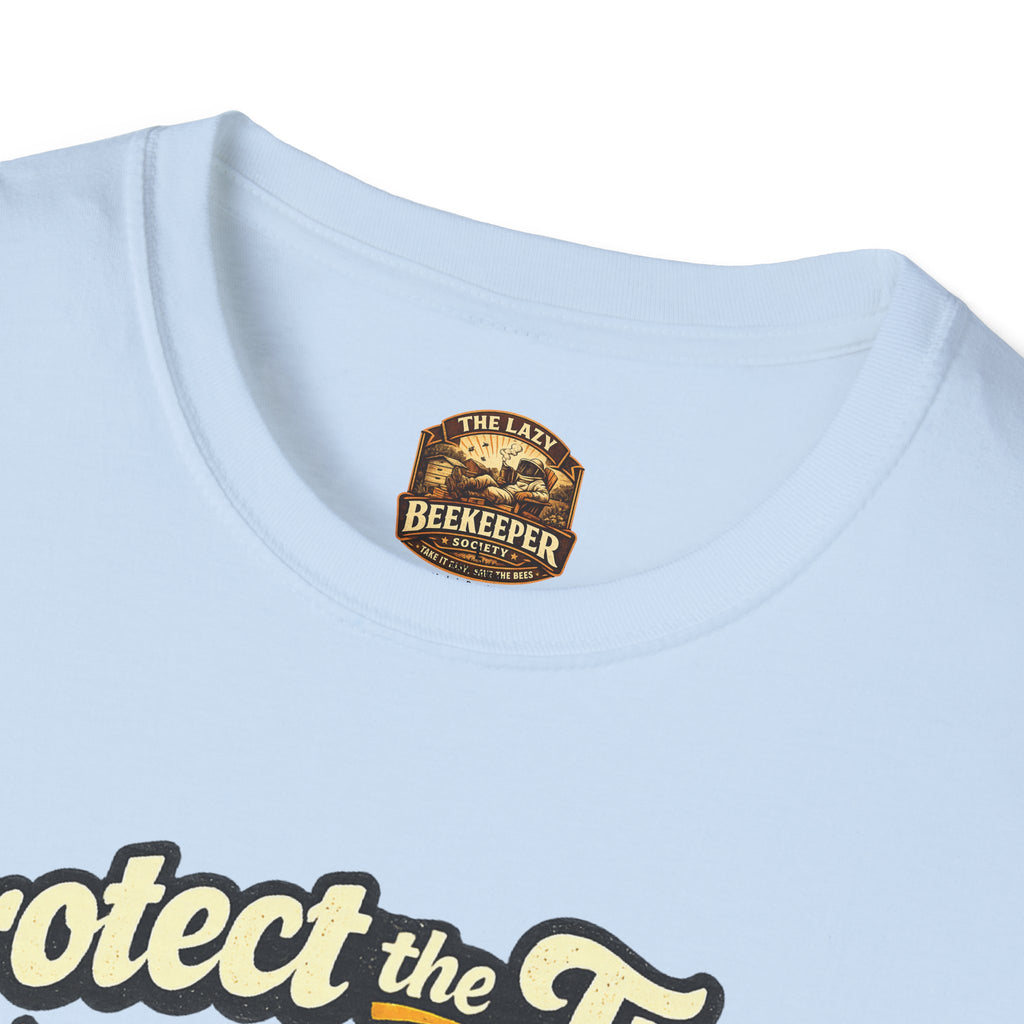 Protect the Tiny Bee T-Shirt — Ernte Retten Blumen-Grafik-T-Shirt