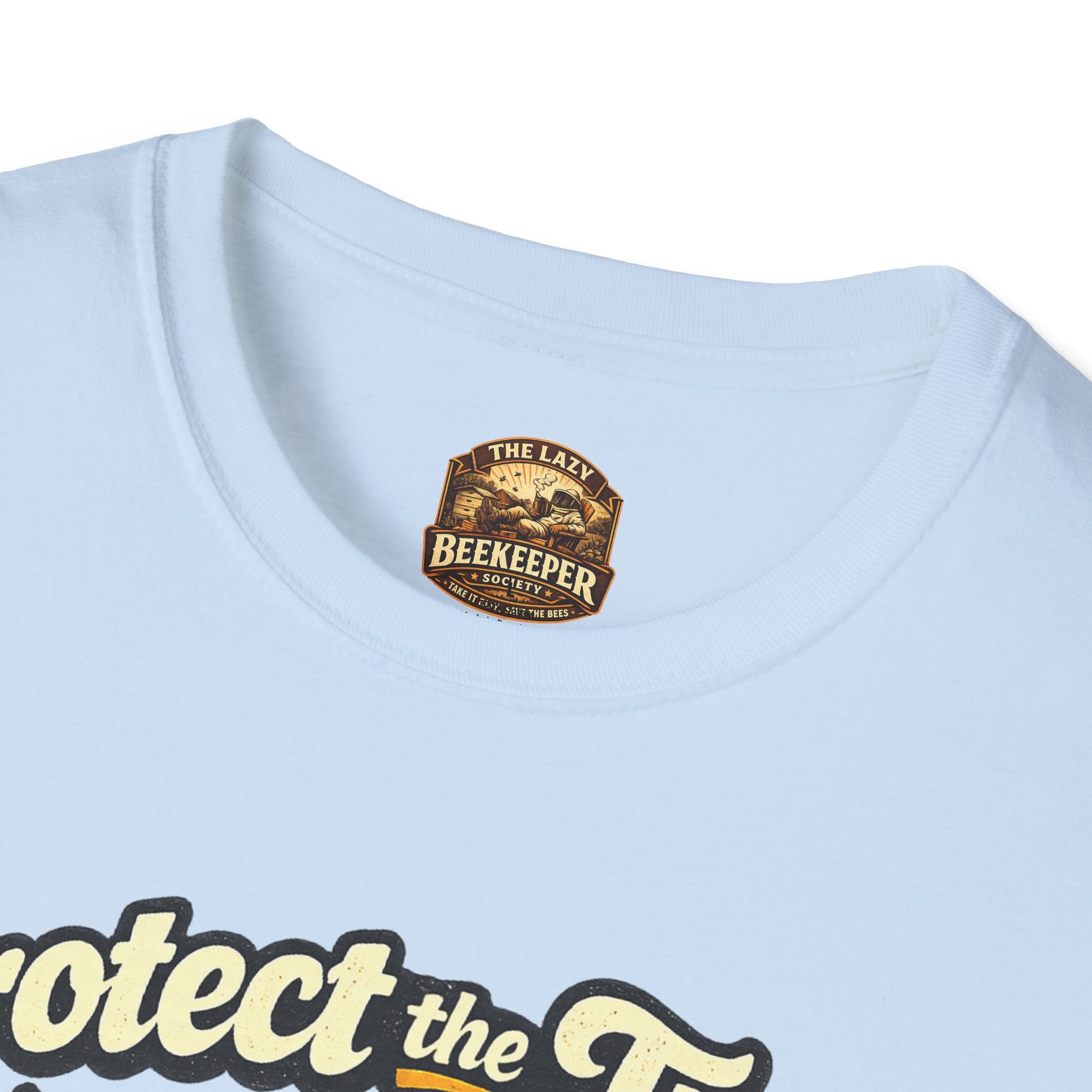 Protect the Tiny Bee T-Shirt — Save the Harvest Floral Graphic Tee