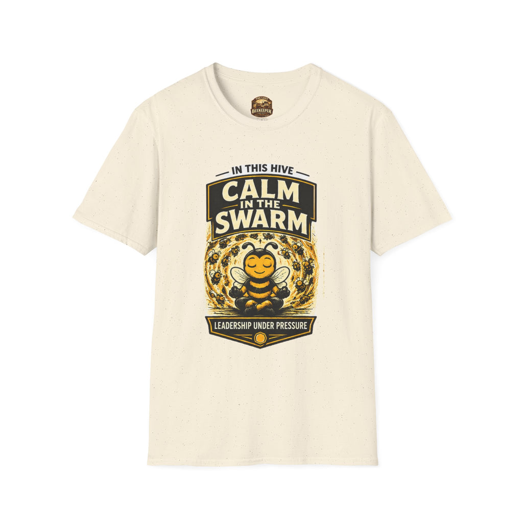 Calm in the Swarm T-Shirt — Bee Hive Calmness Graphic Tee