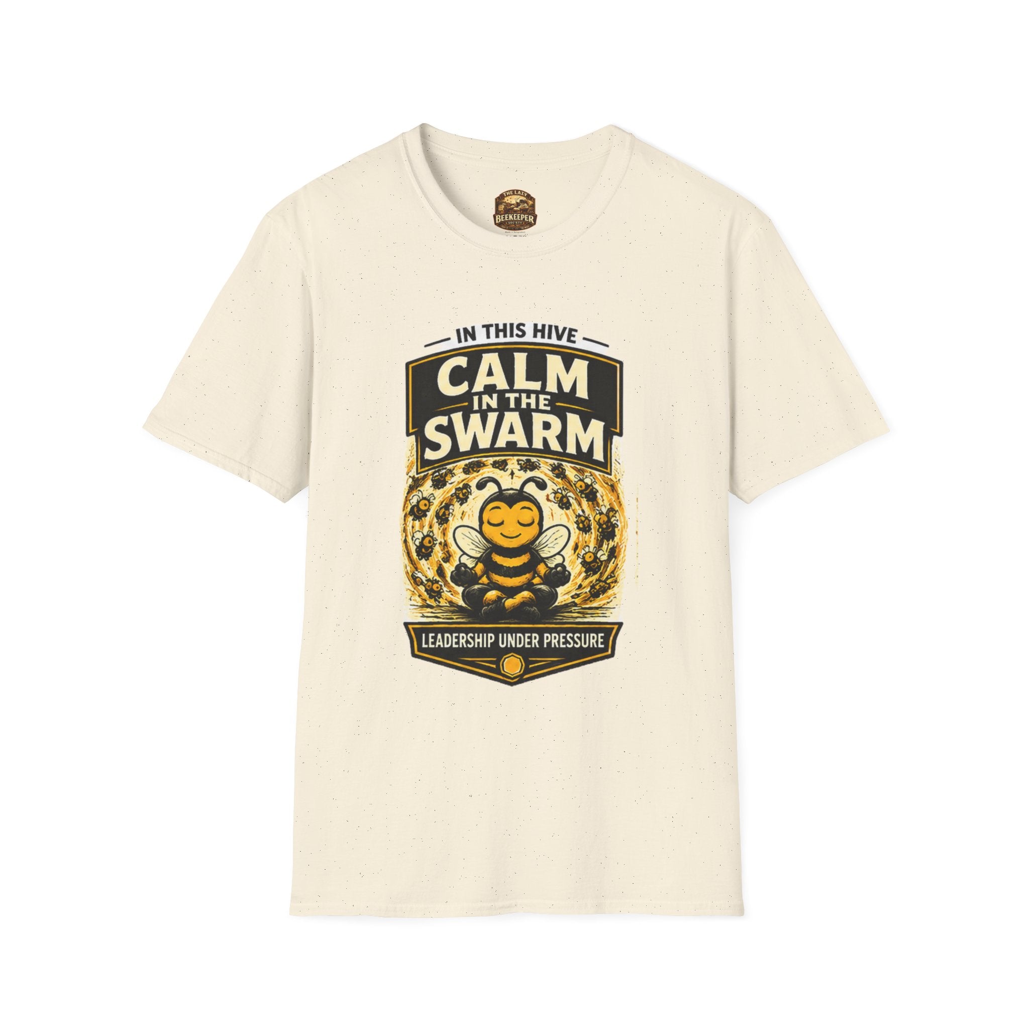 Calm in the Swarm T-Shirt — Bee Hive Calmness Graphic Tee
