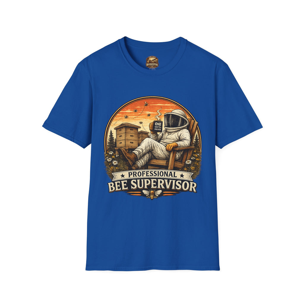 Bienenstock-Betreuer T-Shirt — Retro Imker Bienenbetreuer Grafik-T-Shirt