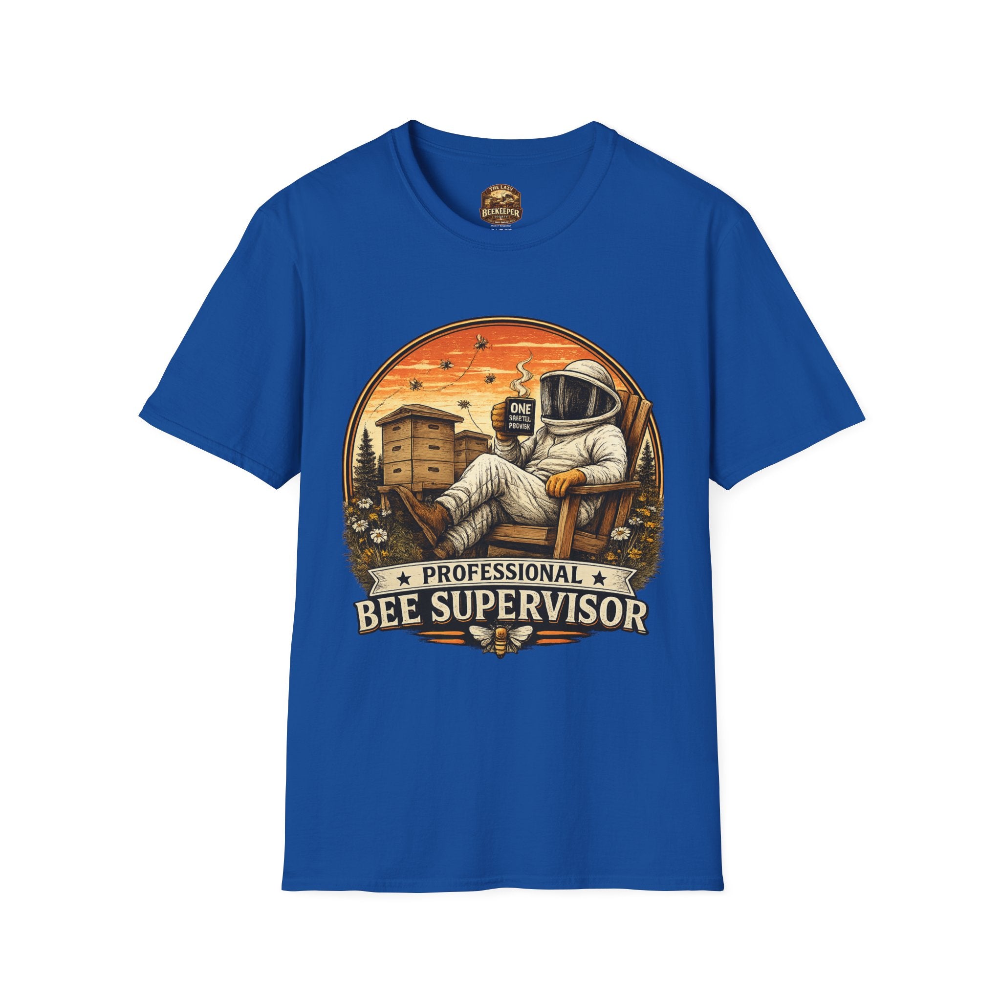 Bienenstock-Betreuer T-Shirt — Retro Imker Bienenbetreuer Grafik-T-Shirt