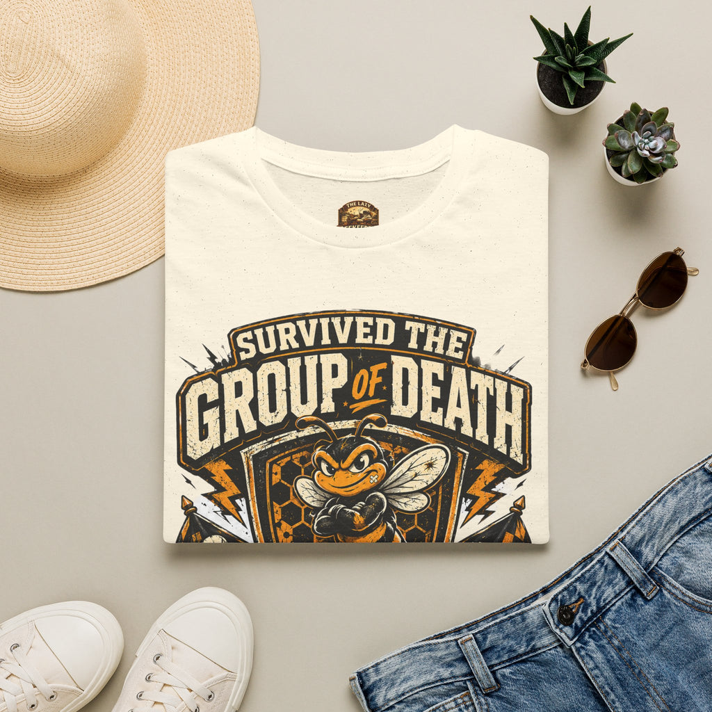 Group of Death Survivor T-Shirt — 'Survived the Group of Death' Soccer Tournament Shirt