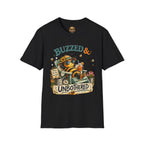 Buzzed & Unbothered Biene T-Shirt – Retro Relaxed Grafik T-Shirt