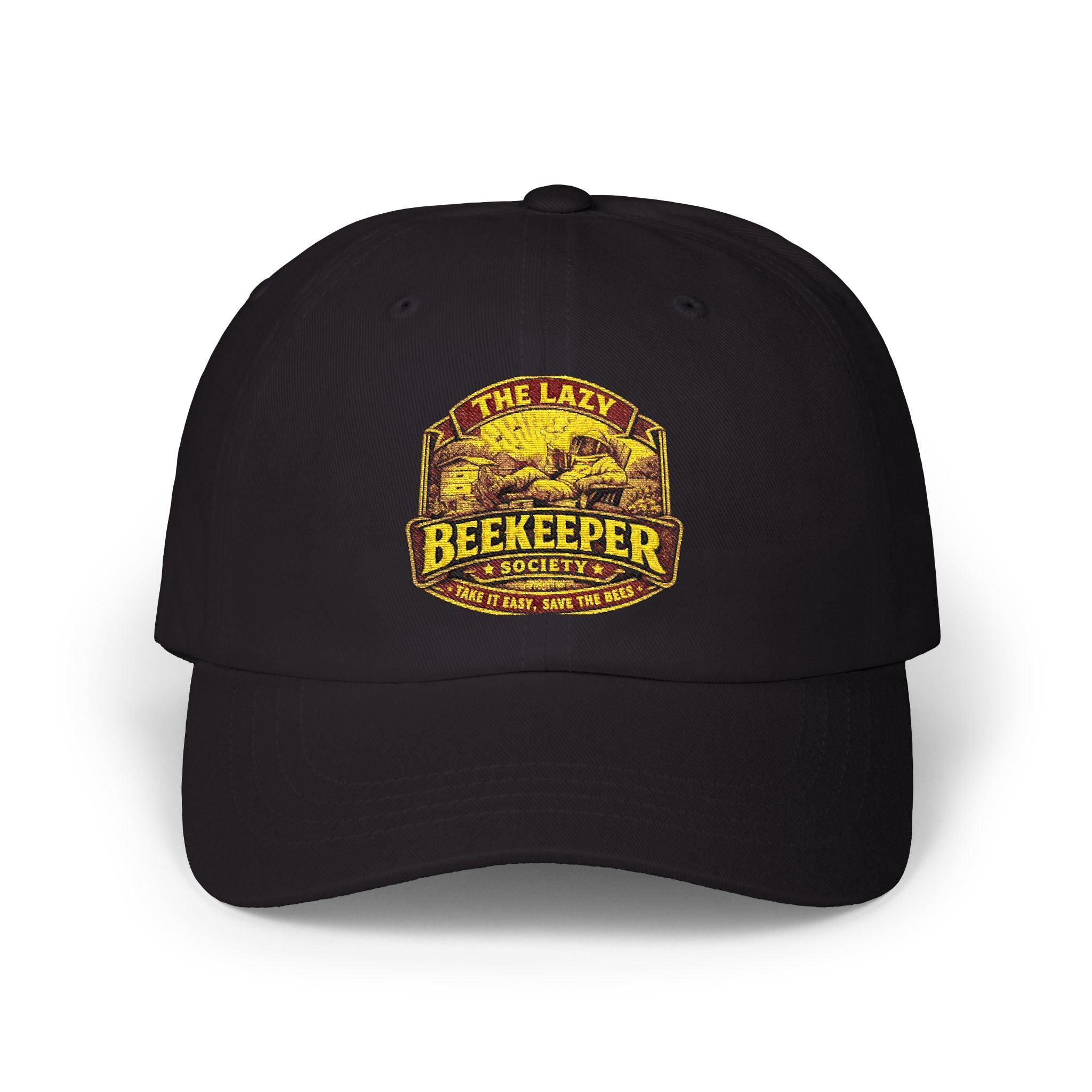 Beekeeper Dad Cap – Retro 'Lazy Beekeeper' Embroidered Baseball Hat