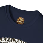 T-Shirt — „Bestäuber brauchen keine Slogans, sie brauchen Wildblumen“ Öko Garten T-Shirt