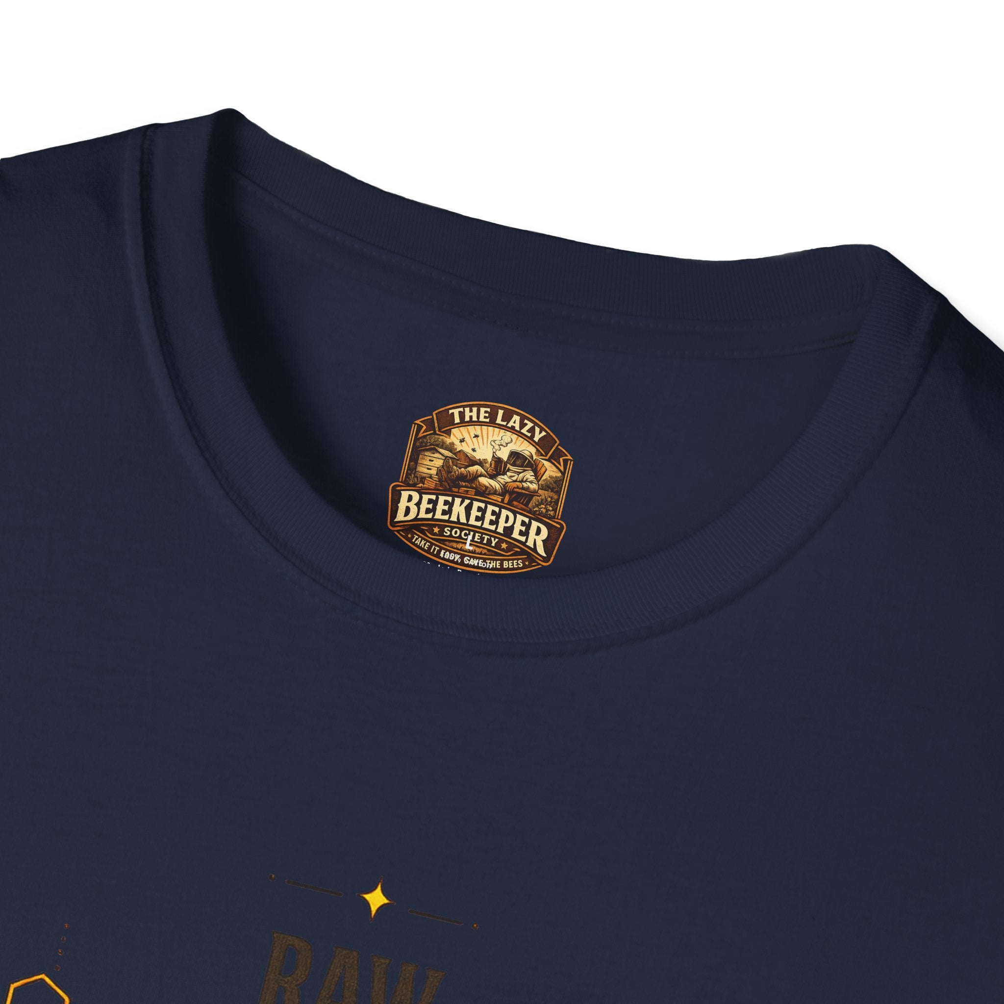 T-Shirt "Flüssiges Gold" – Grafik-T-Shirt "Roher Honig aus der Region"