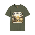 Slow Living T-Shirt — "Slow Living, Sweet Results" Rustic Sunset Graphic Tee