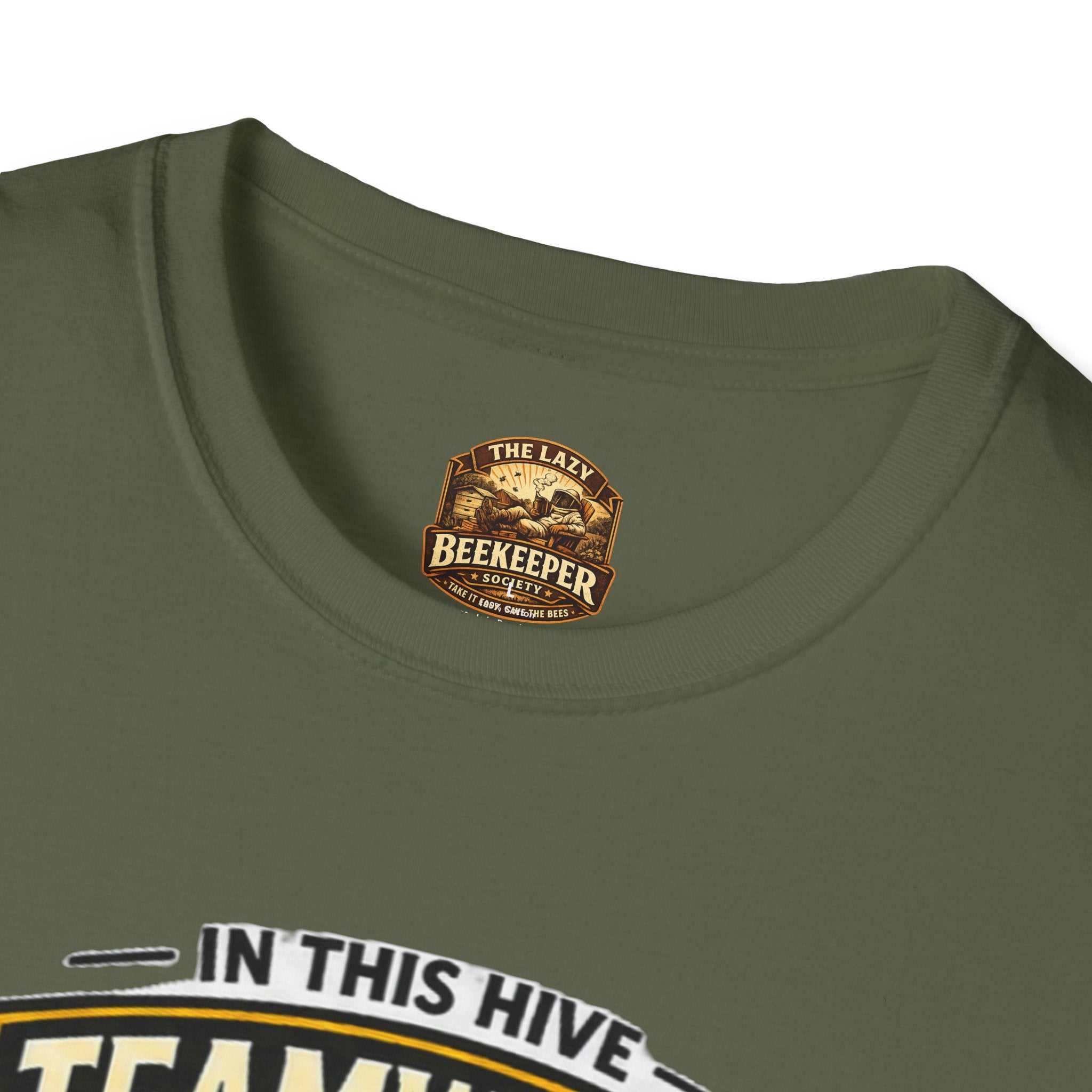 Teamwork Makes Honey T-Shirt — "In This Hive" Bee Graphic Tee
