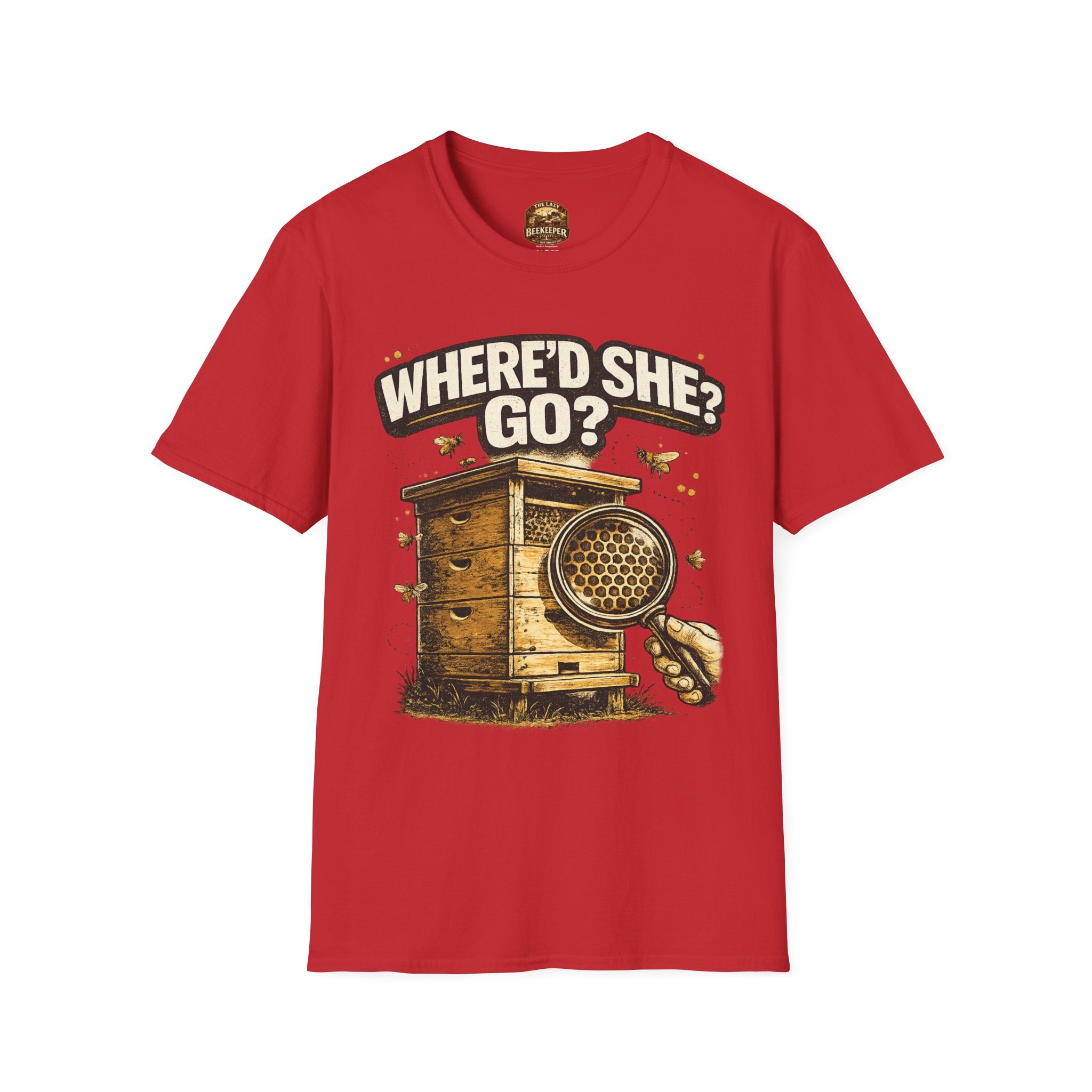 T-Shirt — “Where’d She Go?” Queenless Graphic Tee
