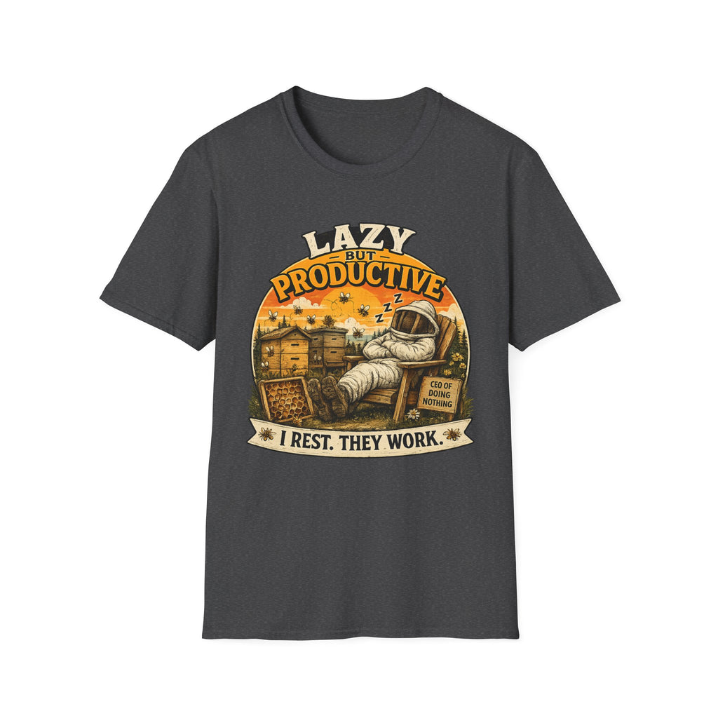 Faul, aber produktiv T-Shirt — Ich ruh' mich aus, die anderen arbeiten Retro Graphic Tee