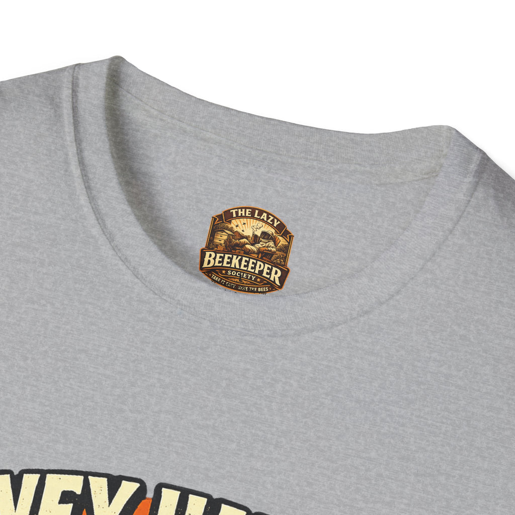 Honey Harvest Backyard Honey T‑Shirt — Beekeeper Vintage Logo Tee