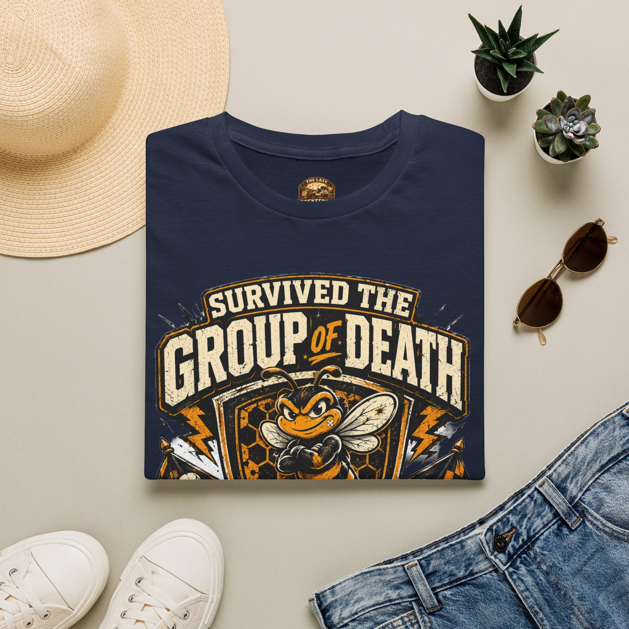 Group of Death Survivor T-Shirt — 'Survived the Group of Death' Soccer Tournament Shirt