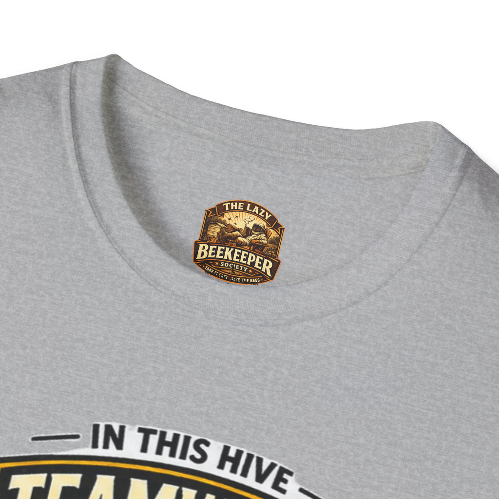 Teamwork Makes Honey T-Shirt — "In This Hive" Bee Graphic Tee
