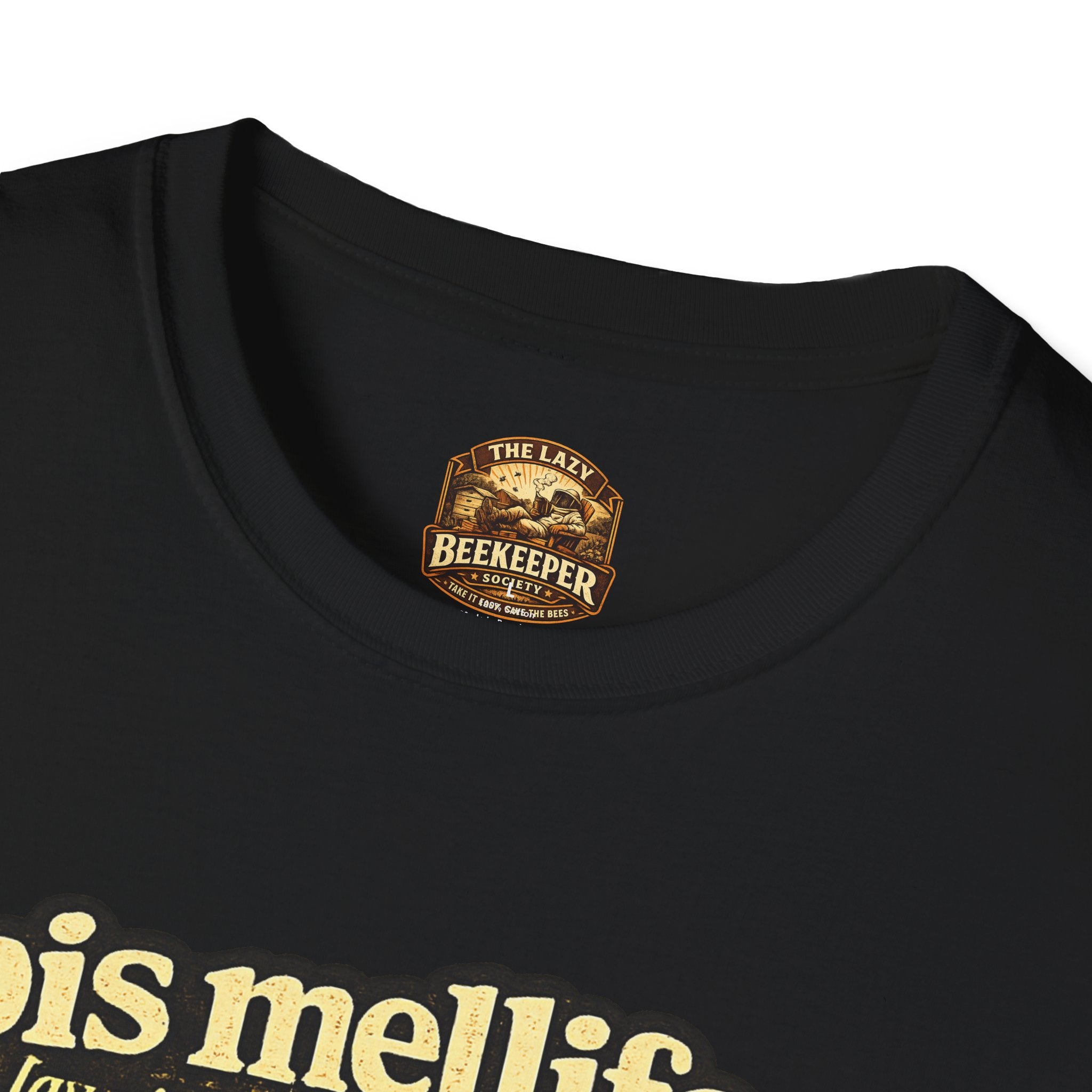 Apis Mellifera Bee Definition T-Shirt — Honey Bee Illustration & Conservation Quote
