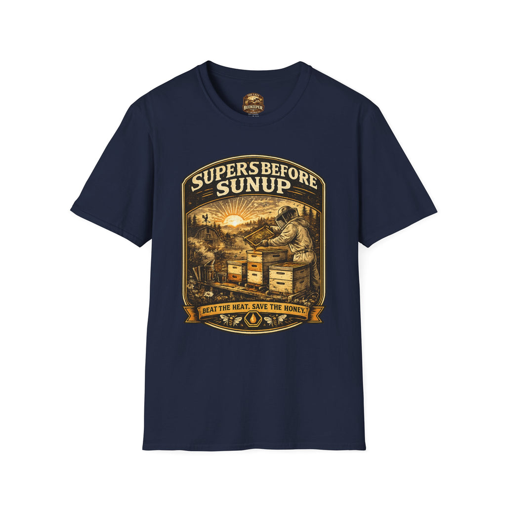 Supers Before Sunup T-Shirt – Vintage Imker Sonnenaufgang Crew T-Shirt