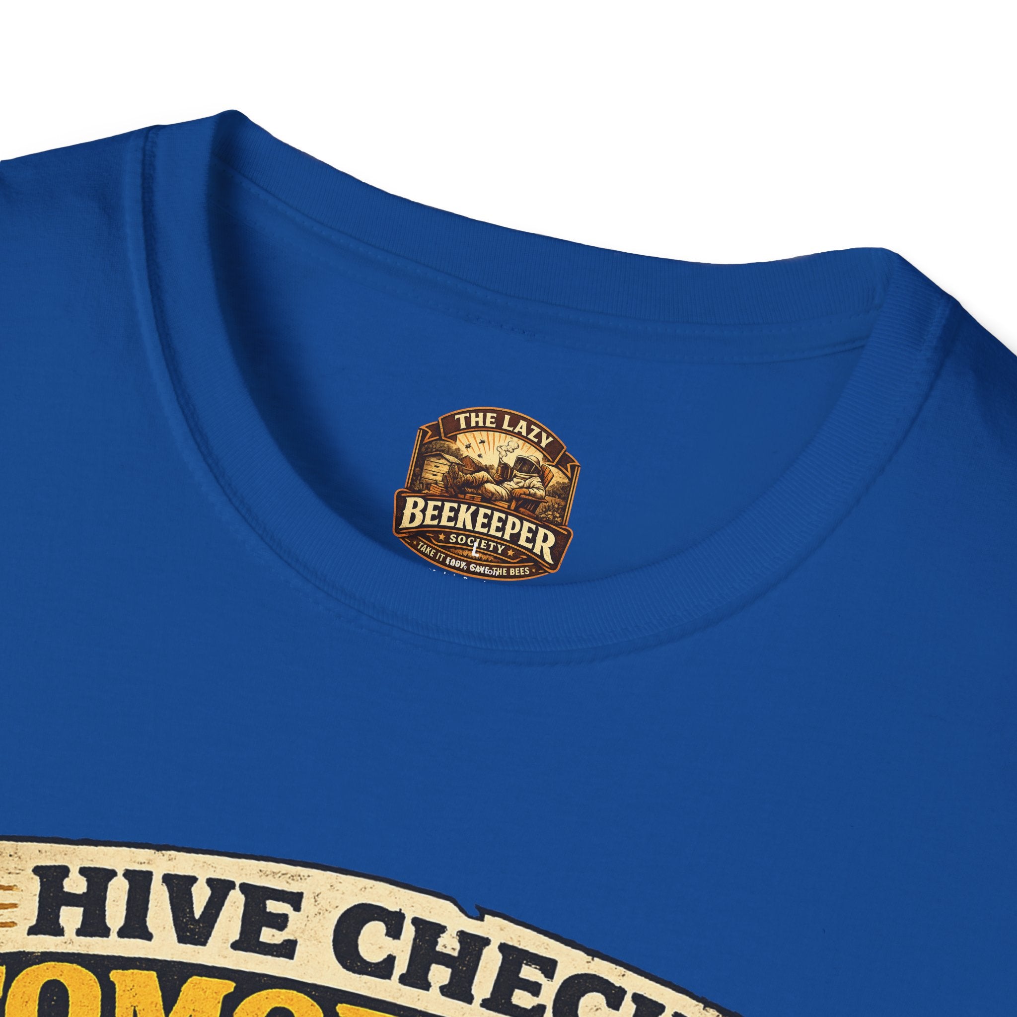 T-Shirt — "Hive Check Tomorrow" Bee To-Do List Vintage Graphic