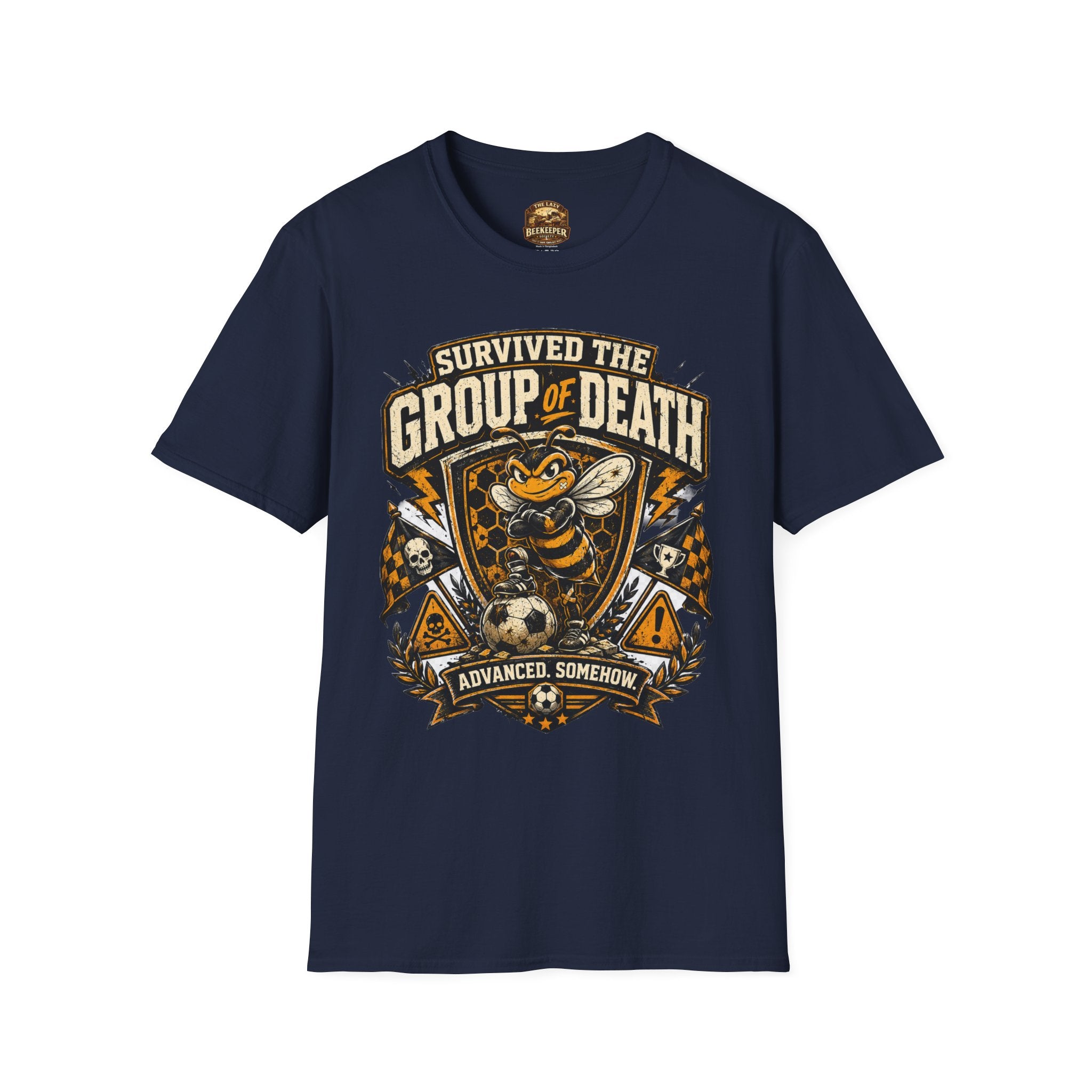 Group of Death Survivor T-Shirt — 'Survived the Group of Death' Soccer Tournament Shirt