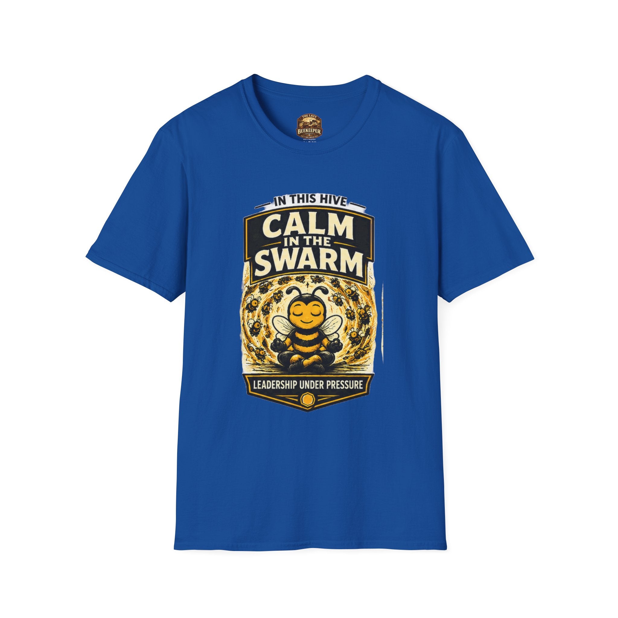 Calm in the Swarm T-Shirt — Bee Hive Calmness Graphic Tee