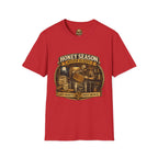 Honey Season Never Sleeps T-Shirt — Beekeeper Vintage Graphic Tee