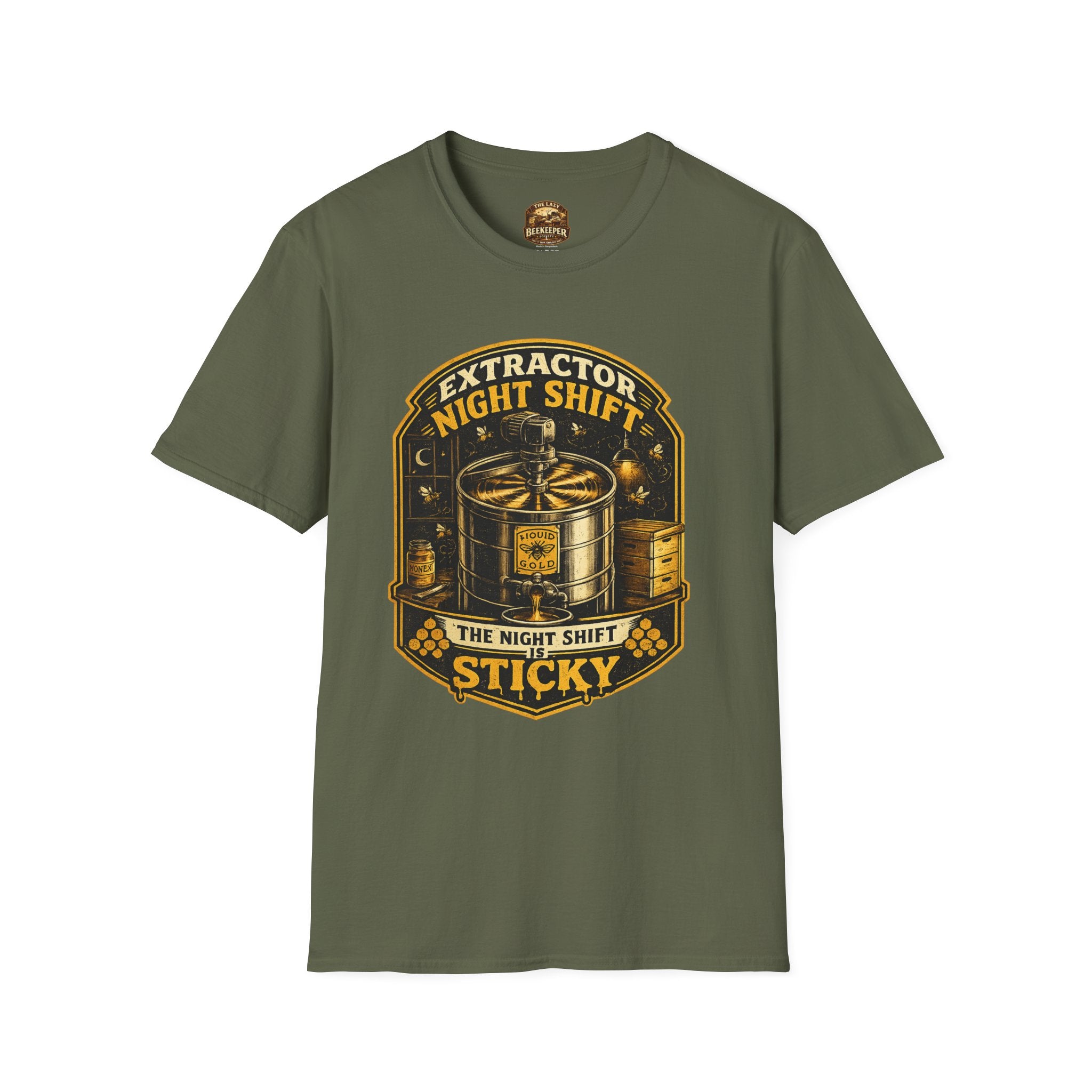 T-Shirt — "Extractor Night Shift" Cannabis Extractor Crew Tee