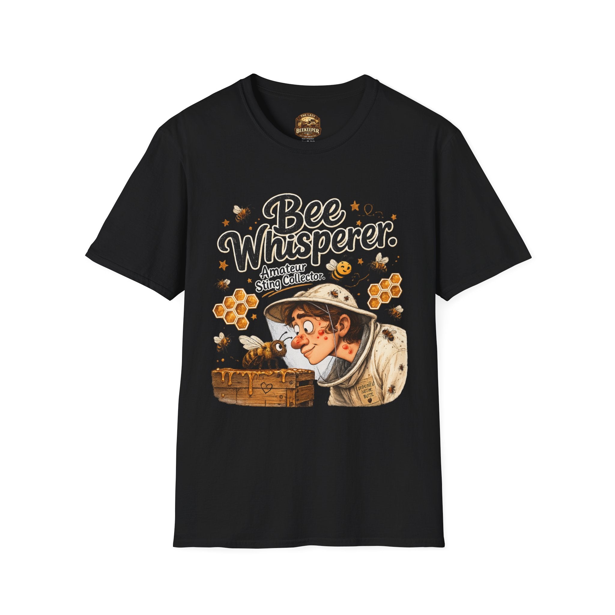 Bee Whisperer T‑Shirt — Amateur Sting Collector Beekeeper Shirt