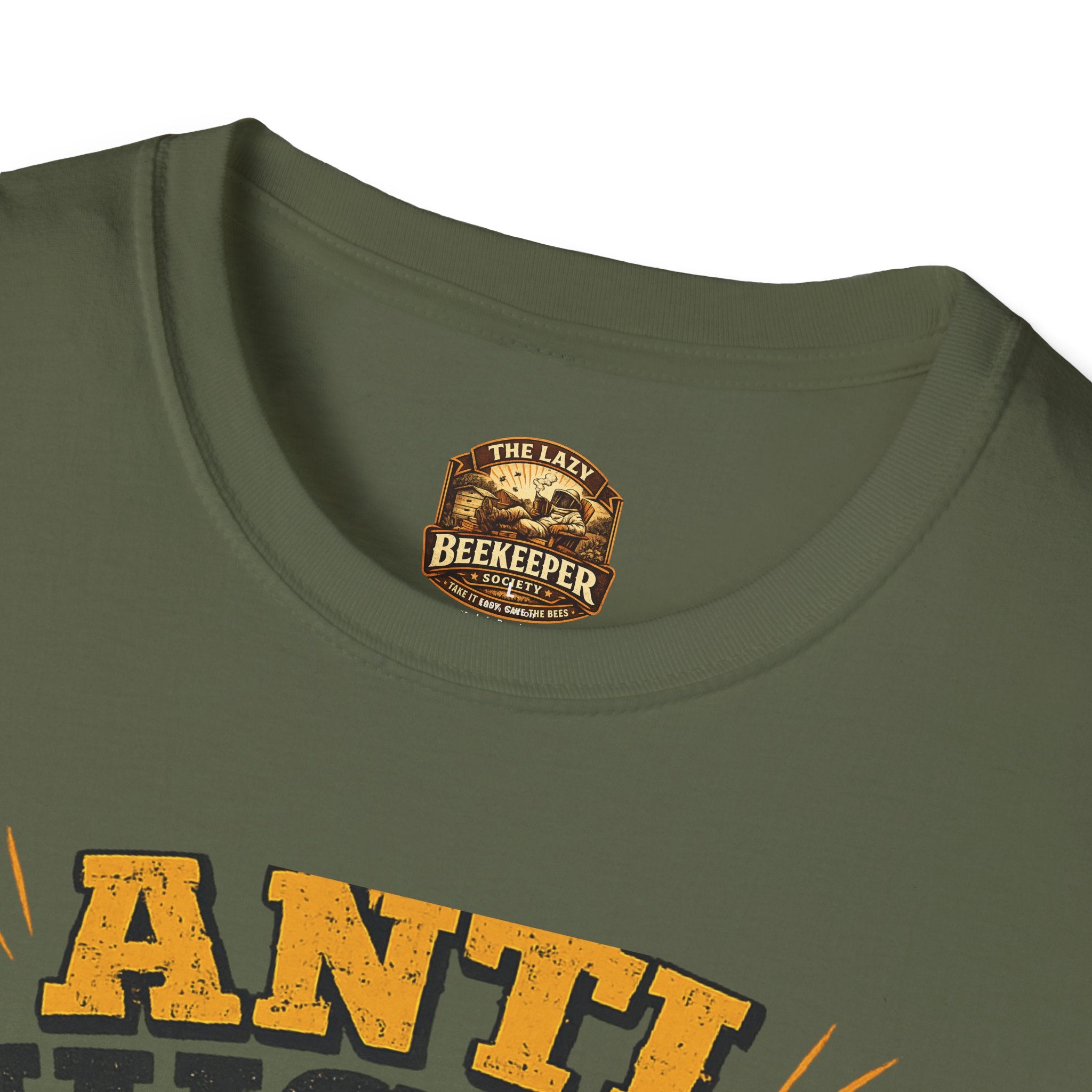 Beekeeper T-Shirt — “Anti Hustle” Embrace Honey Vintage Graphic Tee