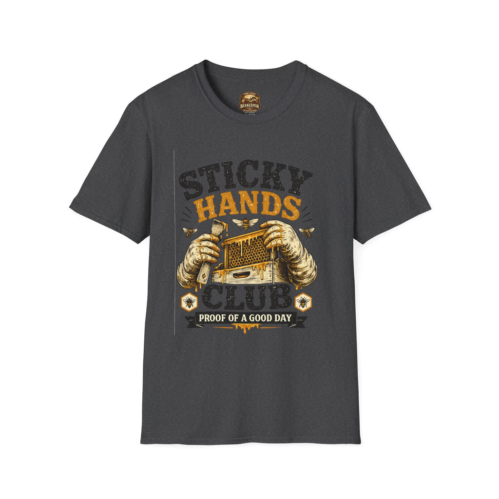 Sticky Hands Club T-Shirt — Imker Honigliebhaber T-Shirt
