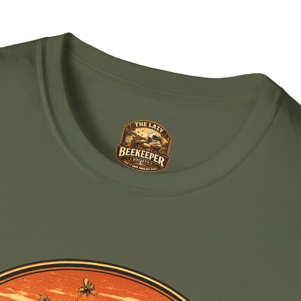Bienenstock-Betreuer T-Shirt — Retro Imker Bienenbetreuer Grafik-T-Shirt