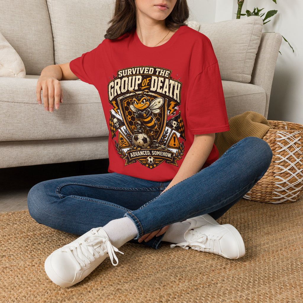 Group of Death Survivor T-Shirt — 'Survived the Group of Death' Soccer Tournament Shirt