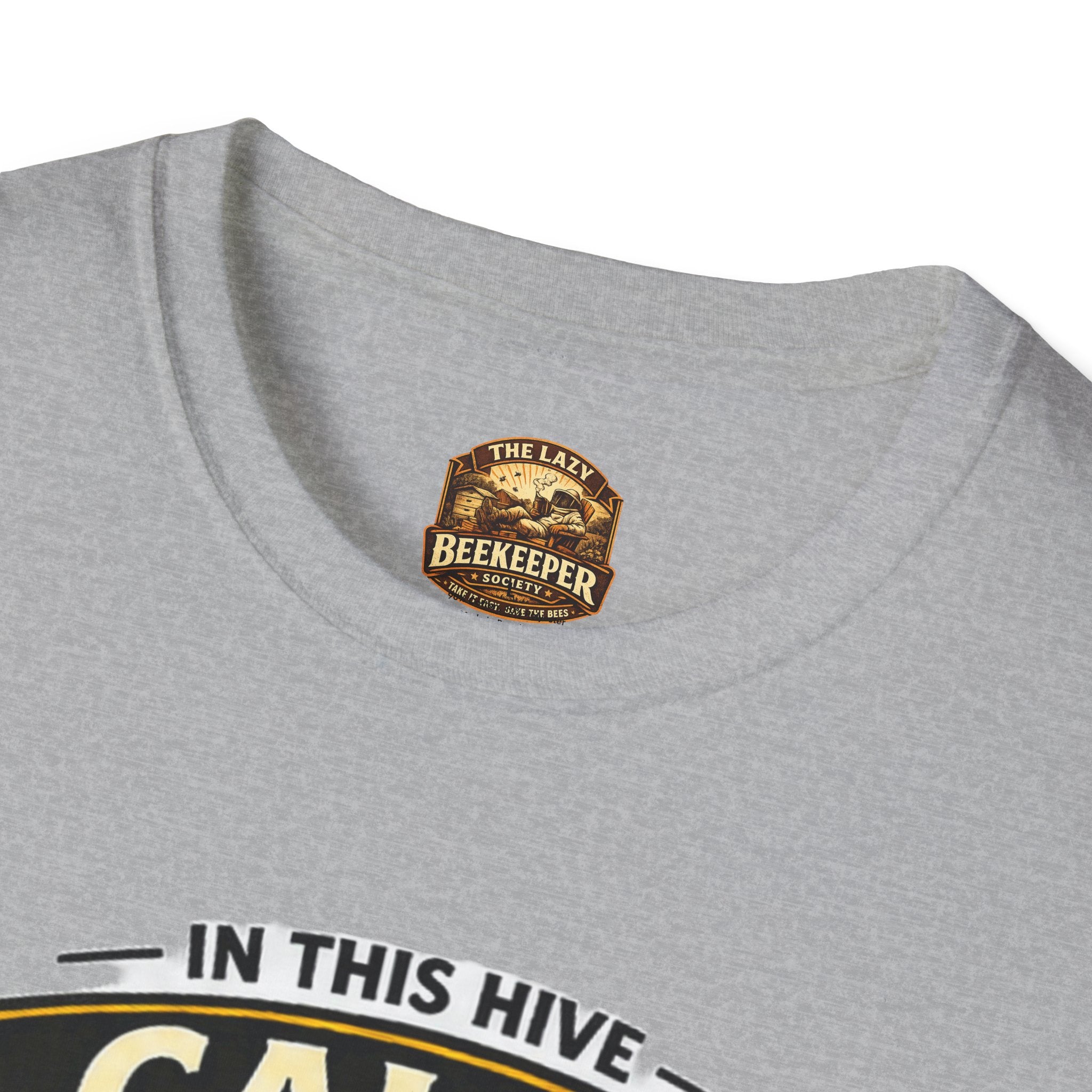 Calm in the Swarm T-Shirt — Bee Hive Calmness Graphic Tee