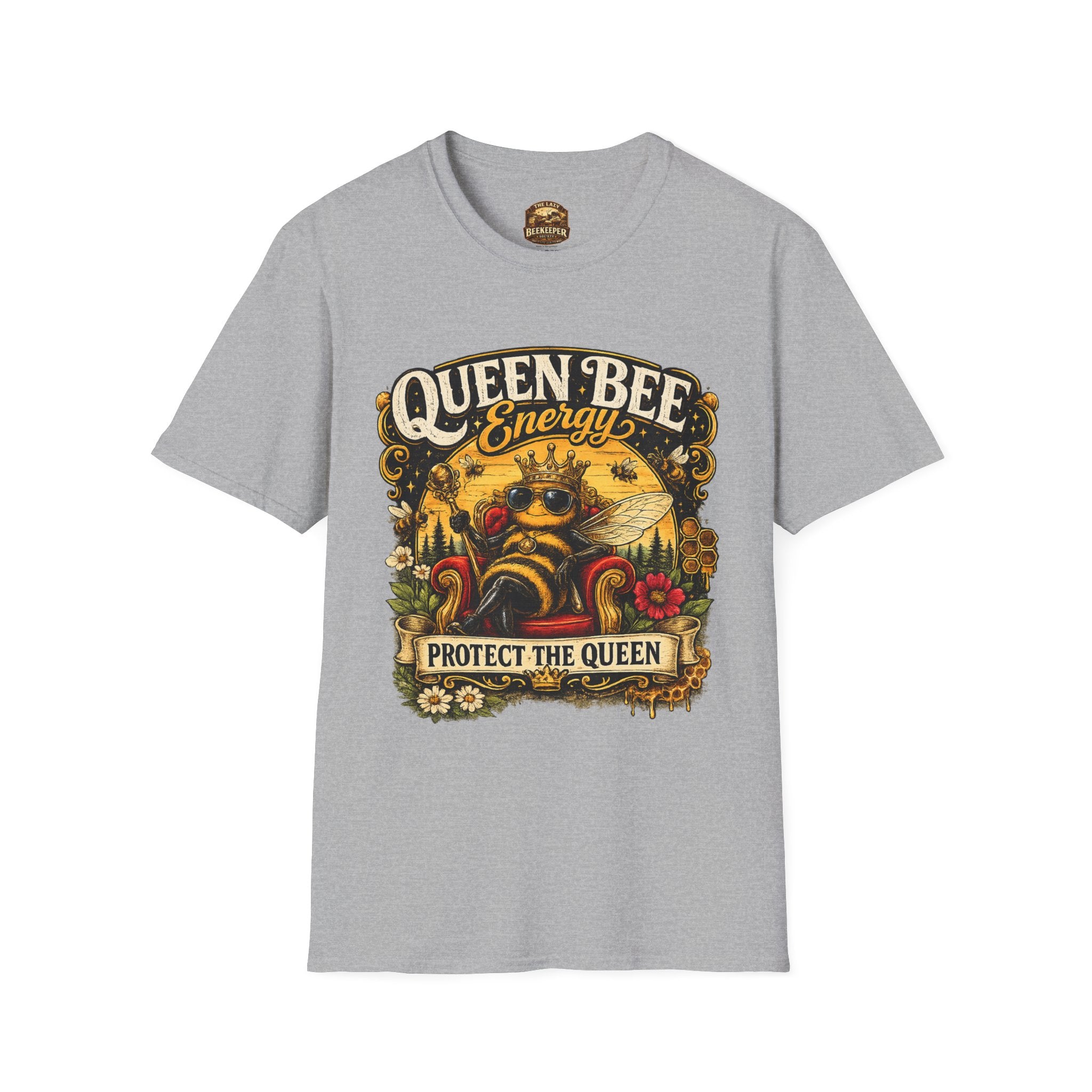Queen Bee Energy T-Shirt — Protect the Queen Vintage Bee Graphic Tee