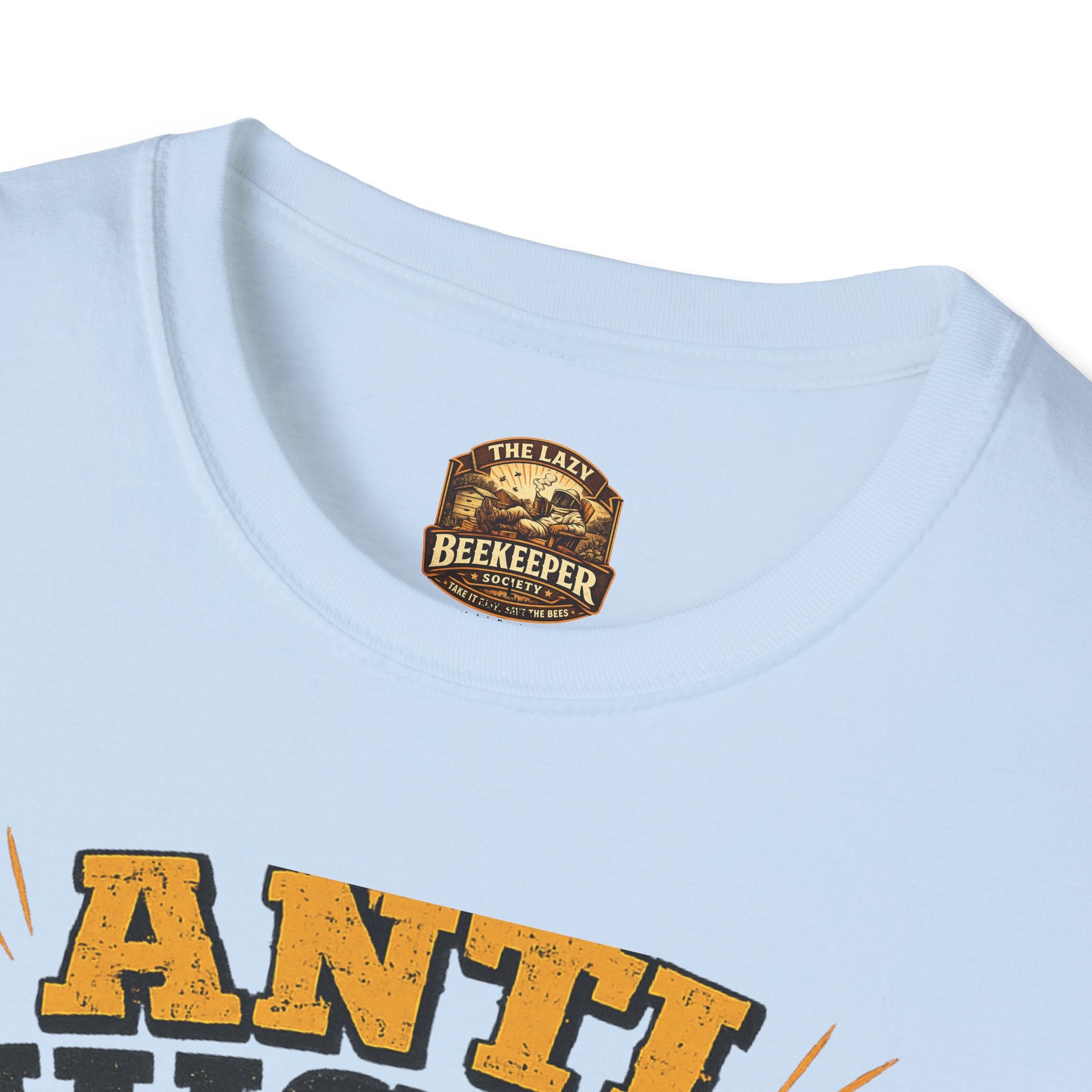 Beekeeper T-Shirt — “Anti Hustle” Embrace Honey Vintage Graphic Tee