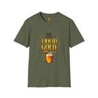 T-Shirt "Flüssiges Gold" – Grafik-T-Shirt "Roher Honig aus der Region"
