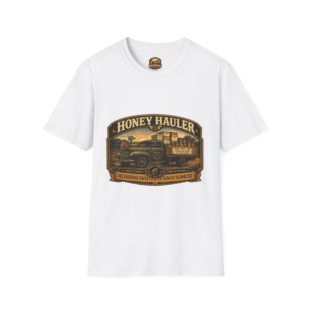 Honey Hauler Vintage Truck T-Shirt — Beekeeper Honey Harvest Tee