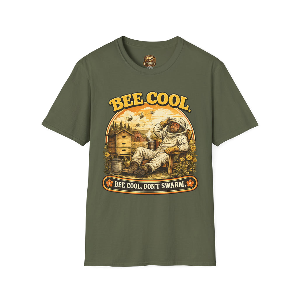Bee Cool T-Shirt — Retro „Bee Cool, Don't Swarm“ Grafik-T-Shirt