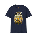 Calm in the Swarm T-Shirt — Bee Hive Calmness Graphic Tee