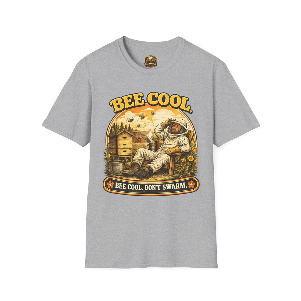 Bee Cool T-Shirt — Retro „Bee Cool, Don't Swarm“ Grafik-T-Shirt