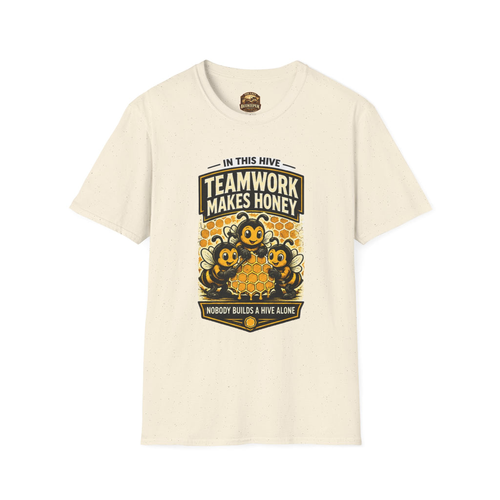 Teamwork Makes Honey T-Shirt — "In This Hive" Bee Graphic Tee