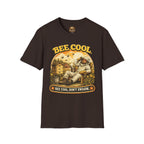 Bee Cool T-Shirt — Retro „Bee Cool, Don't Swarm“ Grafik-T-Shirt