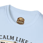 Slow Living T-Shirt — "Slow Living, Sweet Results" Rustic Sunset Graphic Tee