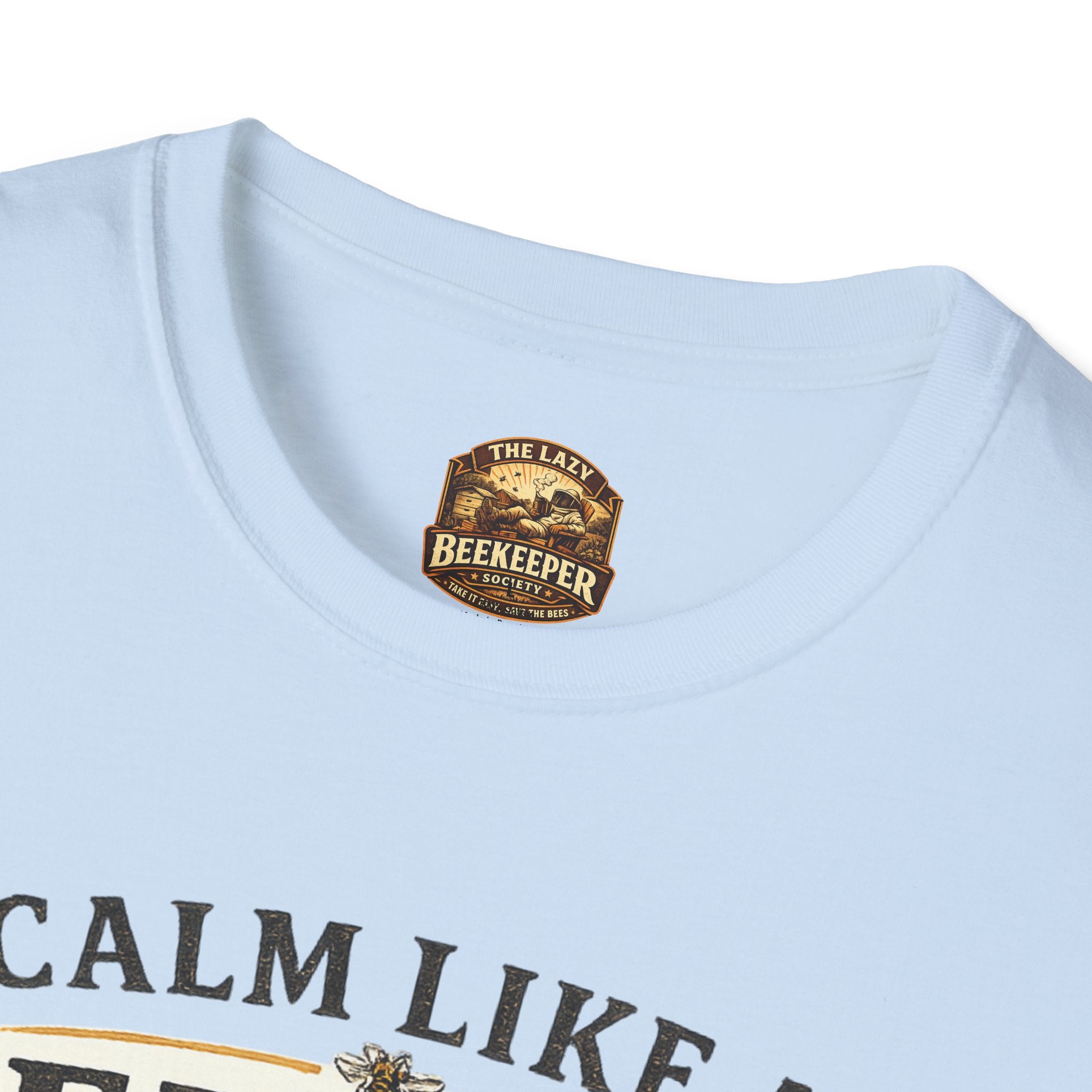 Slow Living T-Shirt — "Slow Living, Sweet Results" Rustic Sunset Graphic Tee