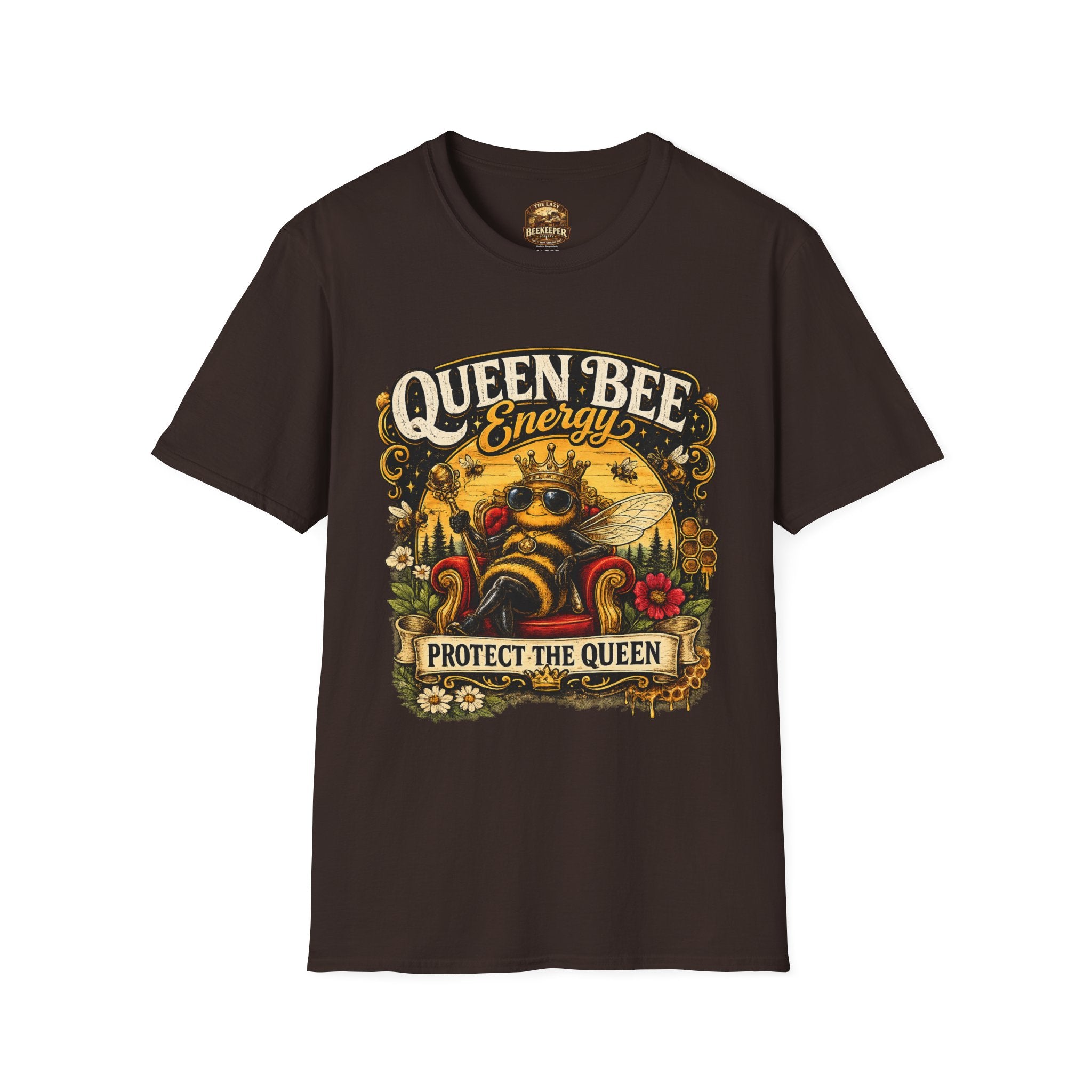 Queen Bee Energy T-Shirt — Protect the Queen Vintage Bee Graphic Tee